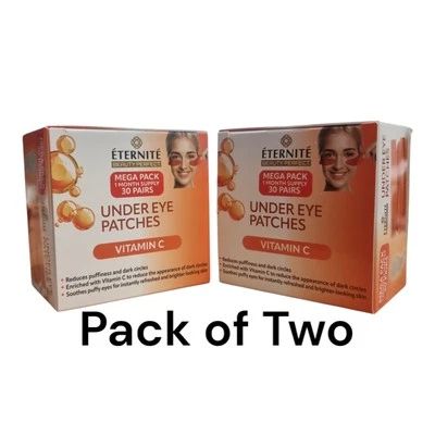 Eternite Under Eye Patches Vitamin C, 30 Pairs mega (Pack of 2) B67/E.IH/F.DJ/13
