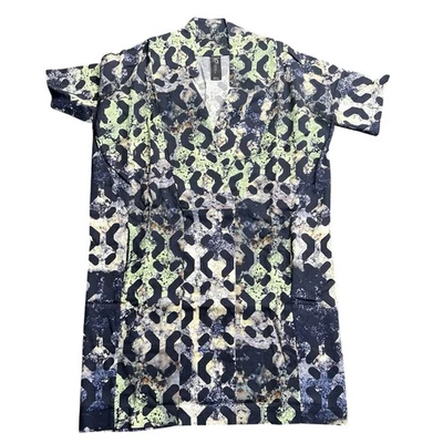 Zero + Maria Cornejo абстрактный печать платье 2 минималистский Artwear авангард Нью-Йорк - Изображение 1 из 4