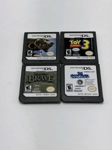 Nintendo DS NDS Game lot - Toy Story 3 + The Smurfs + Brave + The Golden Compass - Picture 1 of 3