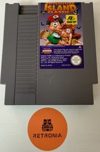 Carrito de juego Adventure Island clásico Nintendo Nes versión PAL A UK con funda - Imagen 1 de 3