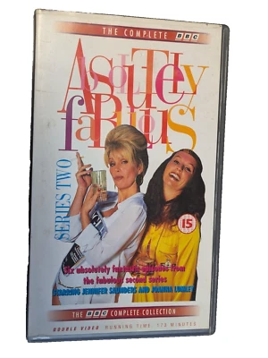 Absolutely Fabulous - COMPLETE SERIES 2 (VHS TAPE) JENNIFER SAUNDERS VERY GOOD - Image 1 of 4