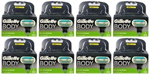 Gillette Body Rasierklinge Minen passt auf Mach3 & Venus Griff, 16 Patronen - Bild 1 von 1