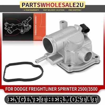 Conjunto de carcasa de termostato para Dodge Freightliner Sprinter 2500 3500 L5 2,7 L Foto 1 de 4