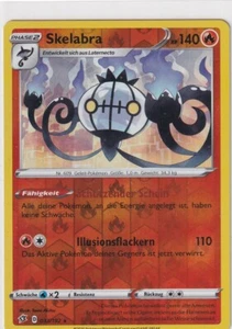 Pokemon Tarjeta SWSH02 Clash der Rebellen Nº 33/192 Skelabra Reverse Holo alemán - Imagen 1 de 1