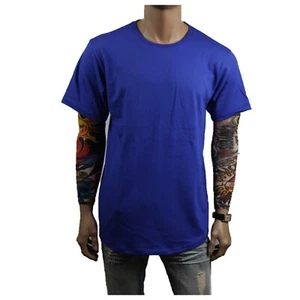 Camisetas para Hombre GRANDES Y ALTAS Peso Pesado Largo Extendido Informal Activo Cuello Redondo S-5X - Imagen 1 de 41