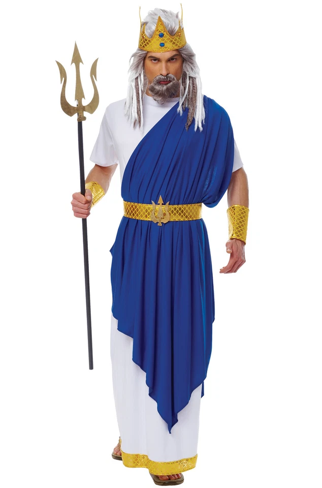 Brand New Greek God Poseidon Neptune Men Adult Costume - Image 1 of 1