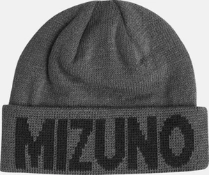 Mizuno Mens 2020 Breath Thermo Fold Up Logo Golf Beanie - Grey - Picture 1 of 1