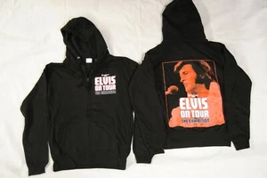 ELVIS PRESLEY ON TOUR THE EXHIBITION O2 SCHWARZ REISSVERSCHLUSS KAPUZENPULLOVER KAPUZENPULLOVER SELTEN - Bild 1 von 9