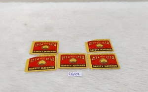 Vintage Card Lota Wimca Advertising Safety Matches 5 Pcs Decorative Props CB102 - Picture 1 of 4