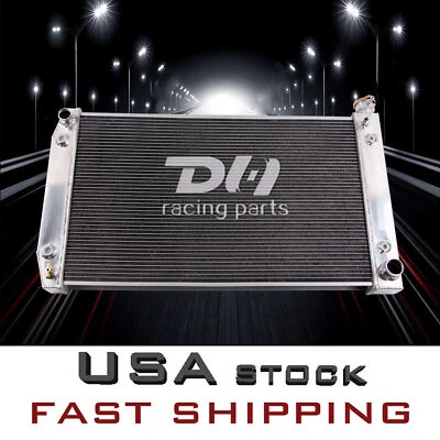 Radiador de aluminio de 3 filas apto para camioneta Chevrolet C/K 1500 2500 3500 1988-1999 Foto 1 de 4