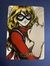Ms Marvel Heroine Girl Cute 38 Anime Doujin Gold Foil Holo Art Card ACG Carddass