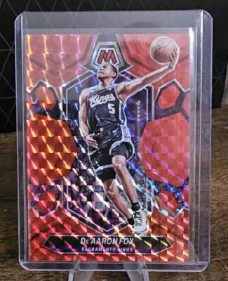 2023-24 Panini Mosaic - Red Mosaic #163 De'Arron Fox *KINGS* - Image 1 of 2