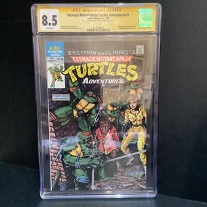 TMNT Teenage Mutant Ninja Turtles Adventure # 1 (CGC Signature 8.5 Remarque) - Picture 1 of 6