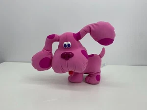 Blues Clues Magenta Electronic Talking Barking Plush Dog 1999 WORKS! - Picture 1 of 7