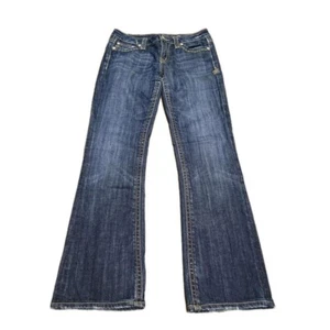 Miss Me Damenjeans Größe 32 x 31 Stil JP4896D Bootcut Used-Look blau - Bild 1 von 8
