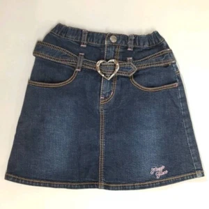 Mezzo Piano Denim Skirt 130 Cute girl with frill logo made in Japan  8Size - Picture 1 of 11