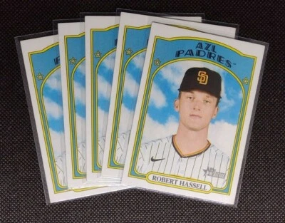 (5) Card Lot 2021 Topps Heritage Minor League Pick Your Player - Image 1 of 2