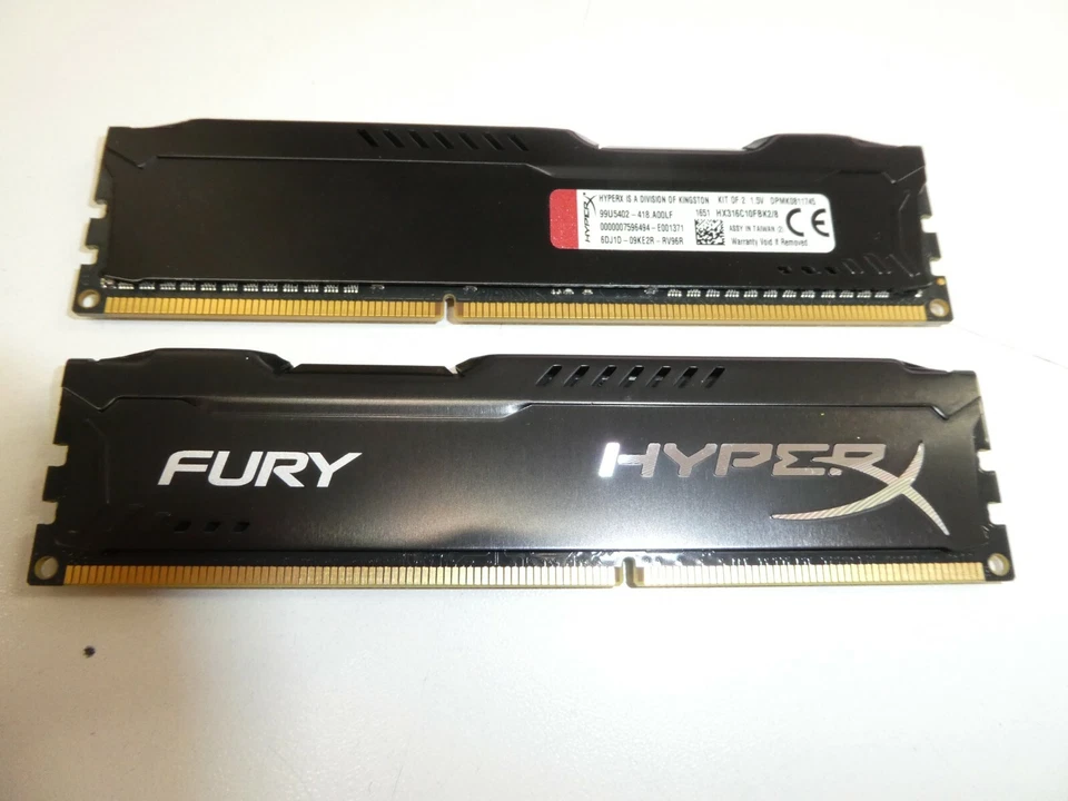 hyperx fury 16gb RAM (HX316C10RBK2/8) - Image 1 of 1