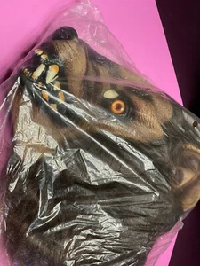Wolf Mask - Realistic Black Wolf Headwear Costume Mask - Picture 1 of 3