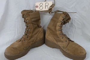 READ DESCRIPTION HOT WEATHER MILITARY COMBAT HIKING BOOTS 8R FC15-2 - Picture 1 of 4