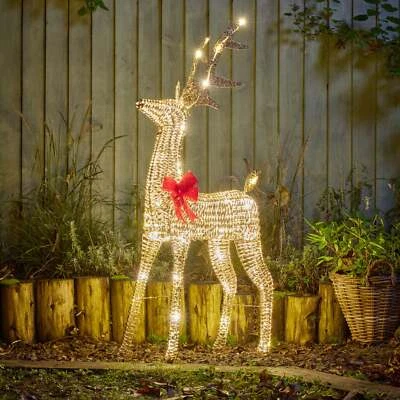 Three Kings Gold LV Glittertwist Christmas Reindeer