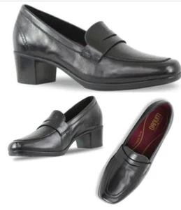NEW Munro Ellis Women's Size 9 W Penny Loafer Pump - Black (NIB) - Picture 1 of 4