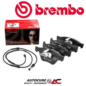 PER BMW 520D M SPORT F10 PASTIGLIE FRENO BREMBO ANTERIORI PRESTAZIONI + SENSORE - Foto 1 di 1