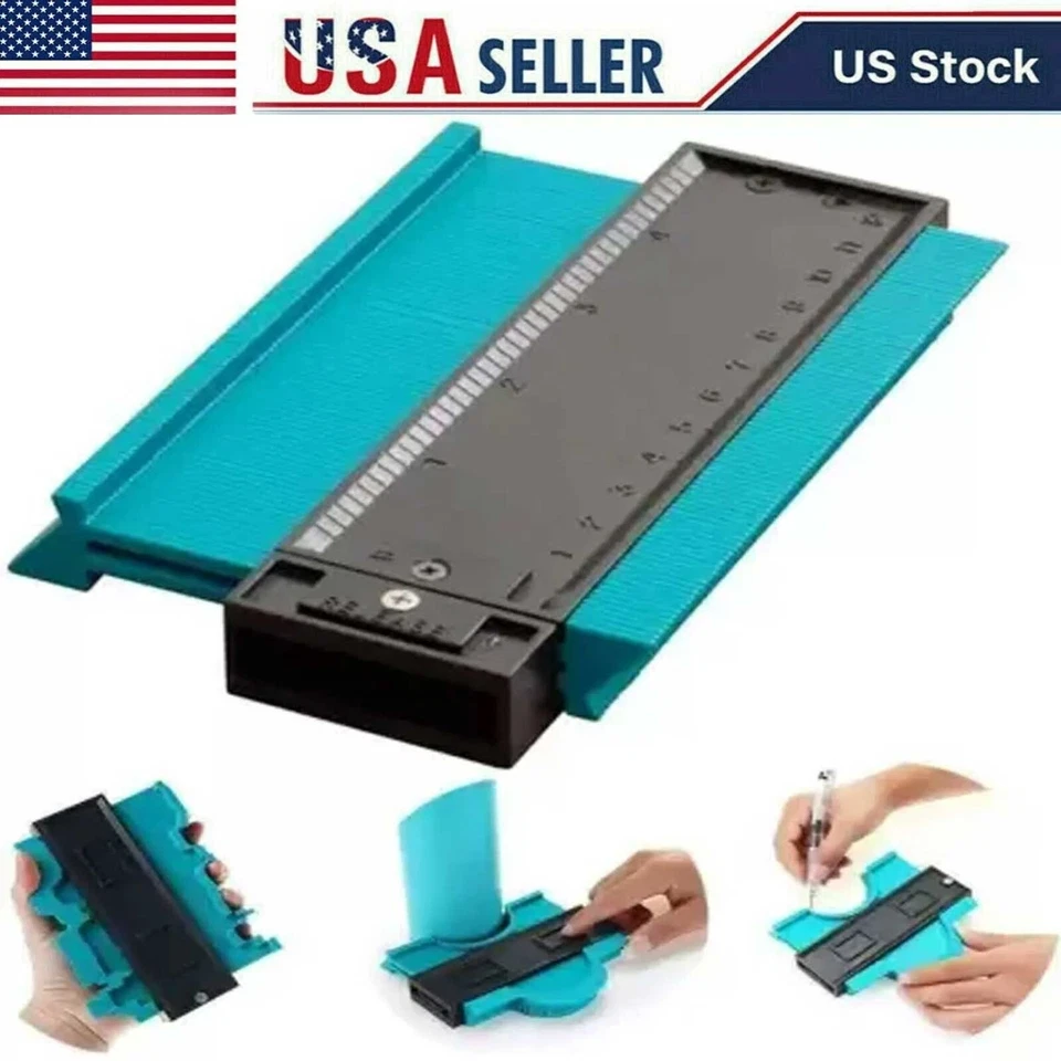 USACANDEAL Contour 5" Gauge Profile Tool With Bubble Locking Super Duplicator Tool