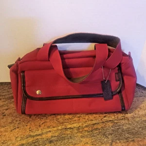 Vintage Esprit Burgundy Canvas Bag - Picture 1 of 5