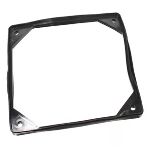 Silikonowa uszczelka miękka rama montażowa do wentylatora 120x120mm czarna - Zdjęcie 1 z 1
