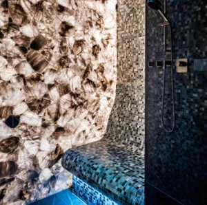 Brown Agate Slab, Handmade Wall panel, Wall art Panel, Home decor Furniture Slab - Picture 1 of 6