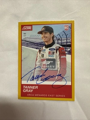 2020 Chronicles Score Racing. Arca Menards East Series. Tanner Gray On Card Auto - Image 1 of 4