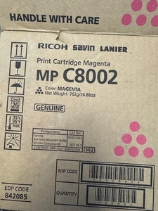 Ricoh Magenta Toner for MP C6502SP / C8002SP/C8002/C6502 BRAND NEW - Picture 1 of 7