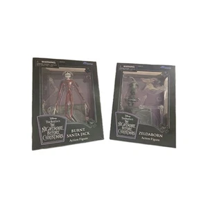 DIAMOND SELECT TOYS The Nightmare Before Christmas Burnt Santa Jack ZERO WITCH - Picture 1 of 8