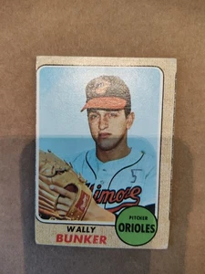 1968 Topps #489 Wally Bunker Baltimore Orioles - Bild 1 von 2
