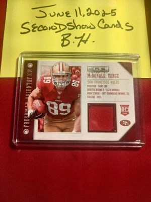 VANCE McDONALD 2013 Rookies and Stars FRESHMAN ORIENTATION JERSEYS #39 SF 49ers - Image 1 of 2