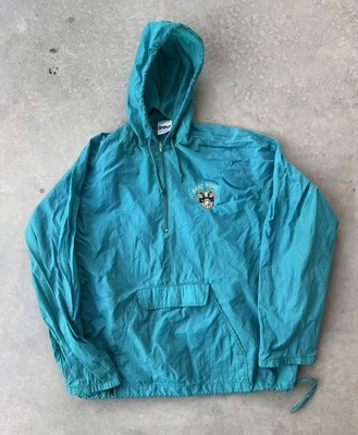 Chaqueta cortavientos vintage West Point XL verde azulado 1/4 cremallera suéter USMA Westpoint Foto 1 de 4