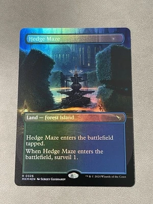 Hedge Maze (Borderless) Murders at Karlov Manor Foil - Image 1 of 2