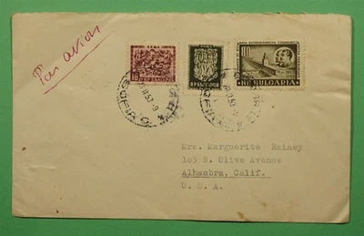 DR WHO 1953 BULGARIA CORREO AÉREO A EE. UU. w6658 Foto 1 de 2