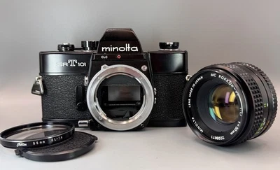 [Exc+5] Minolta SRT 101 SLR Film Camera/ MC ROKKOR PF 50mm f/1.7 MF Lens #CM2510 - Image 1 of 4