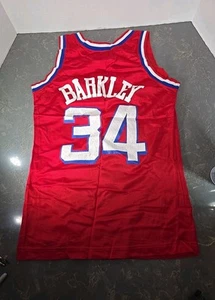 CHARLES BARKLEY Philadelphia 76ers Champion Jersey 36 NBA Suns Rockets Erving - Picture 1 of 8