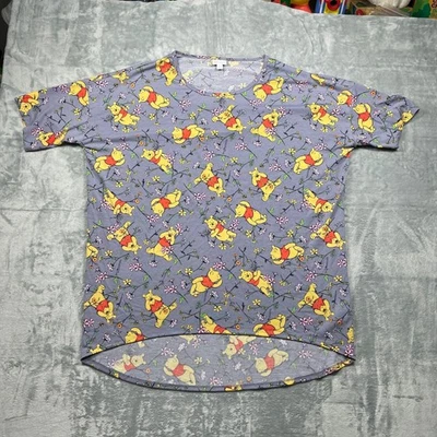 Top túnica estampado floral LuLaRoe Winnie the Pooh 2XL gris Disney Foto 1 de 4