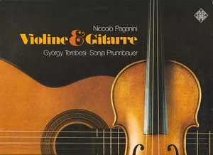 GERMANY 1974 CLASSICAL LP N PAGANINI : VIOLINE & GITARRE TEREBESI & S PRUNNBAUER - Picture 1 of 6