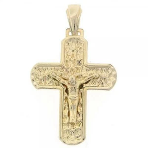 SCHÖNES KRUZIFIX IN 18K GOLD ÜBER STERLINGSILBER !!!! - Bild 1 von 1