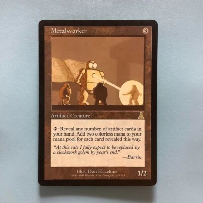 MTG Magic the Gathering Metalworker Urza's Destiny Artifact English Card Game - Image 1 of 2