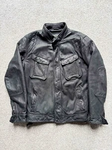 Giacca di pelle nera Norton Legend | 100% pelle di bufalo | Uomo taglia small - Foto 1 di 21
