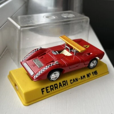 Joal Ferrari 612P Can-Am 1:43 rojo, como nuevo, estuche de plástico original 116 vintage años 70 Foto 1 de 4