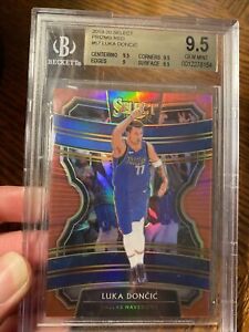 LUKA DONCIC ~ 2019-20 Panini Select Red Prizm #169/199 Card #67 ~ Graded BGS 9.5