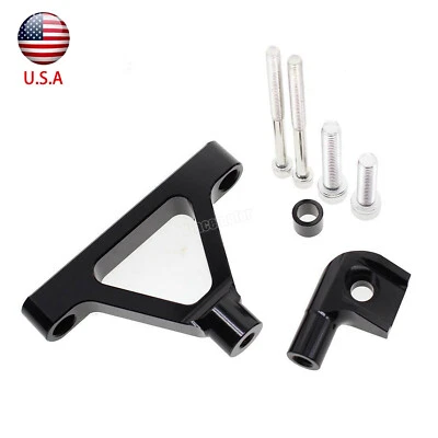 For Kawasaki ZX6R 2007 2008 Motorcycle Steering Damper Stabilizer Mount Brackets — 第 1/4 张图片