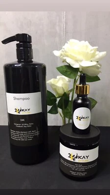 Natural Shampoo (32oz), Hair Growth Oil (30ml), Hair Mask (8oz), Combo Pack - Image 1 of 4